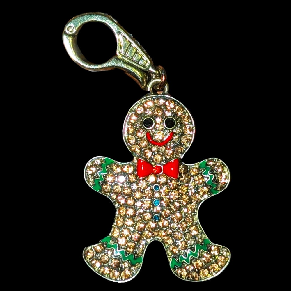 Heidi Daus Gingerly Man Rhinestone Enamel Pendant